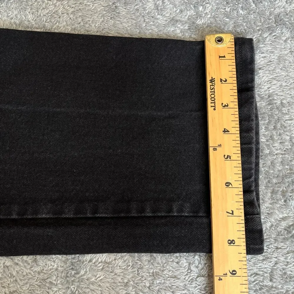Wrangler Cowboy Cut Black Slim Fit Western Denim Jeans A001 3030 Mens Size 34x34